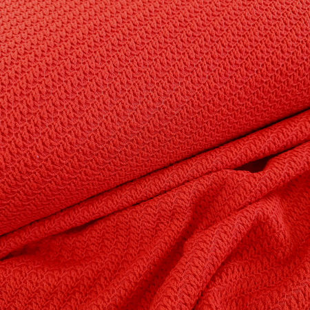 Strickstoff Uni - summer red - Fibremood 34